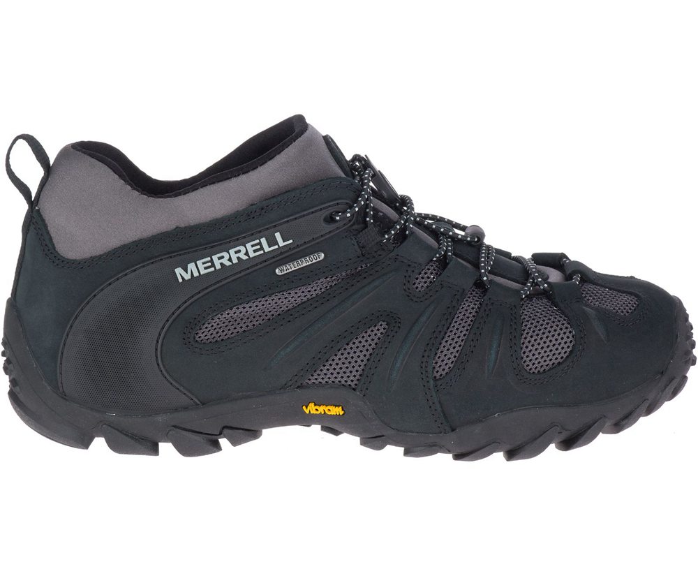 Tenis Homem - Merrell Chameleon 8 Stretch Waterproof - Pretas/Cinzentas - JTD518362